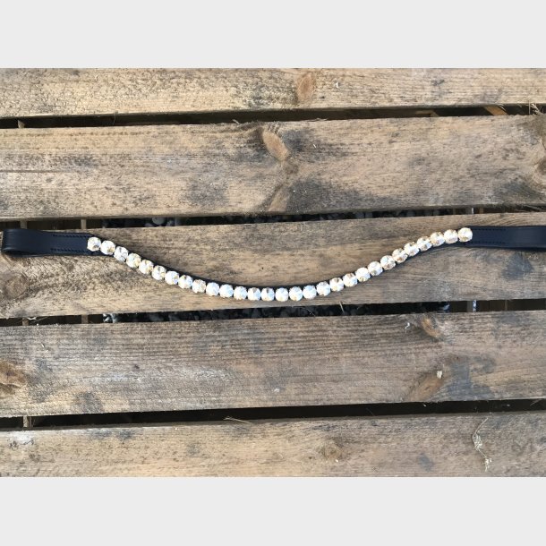 VALS B�LGEFORMET PANNEB�ND MED STORE GULL FARGA KRYSTALLER