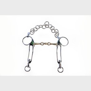 HESTAGALLERY EE 3-DELT STANGBITT I MESSING