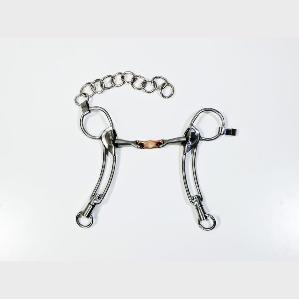 VALS STANGBITT ICELAND STRAIGHT MED KOBBER I MITTEN