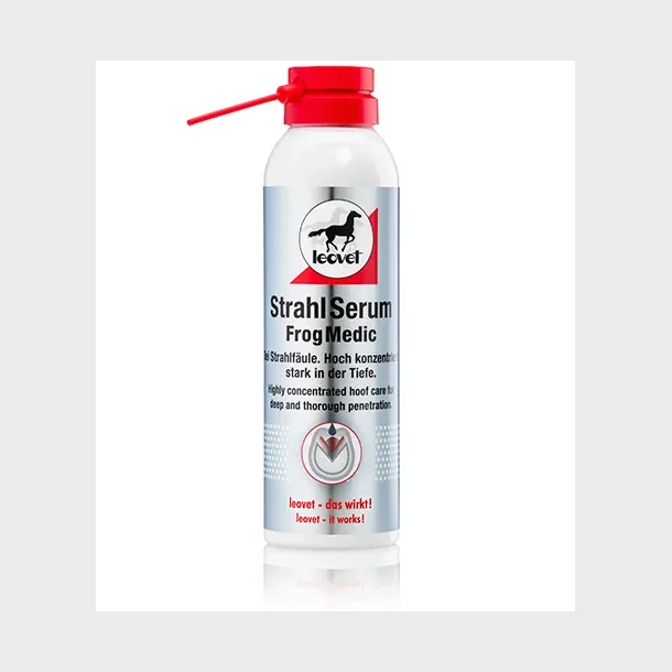 Leovet FrogMedic Str�leserum, 200 ml-�Intensiv behandling mot sur str�le, kr�ke og s�le p� hoven