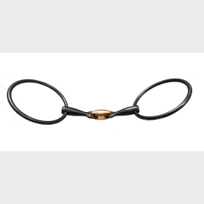 Vals svart 3 delt bitt med kobber bit