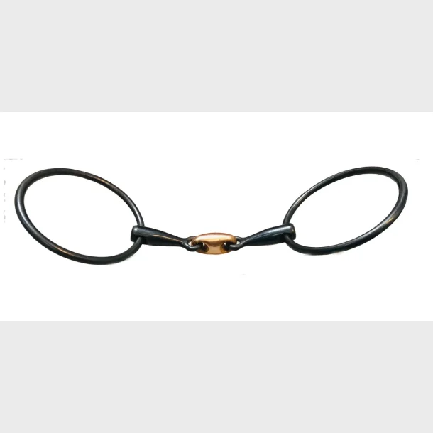 Vals svart 3 delt bitt med kobber bit